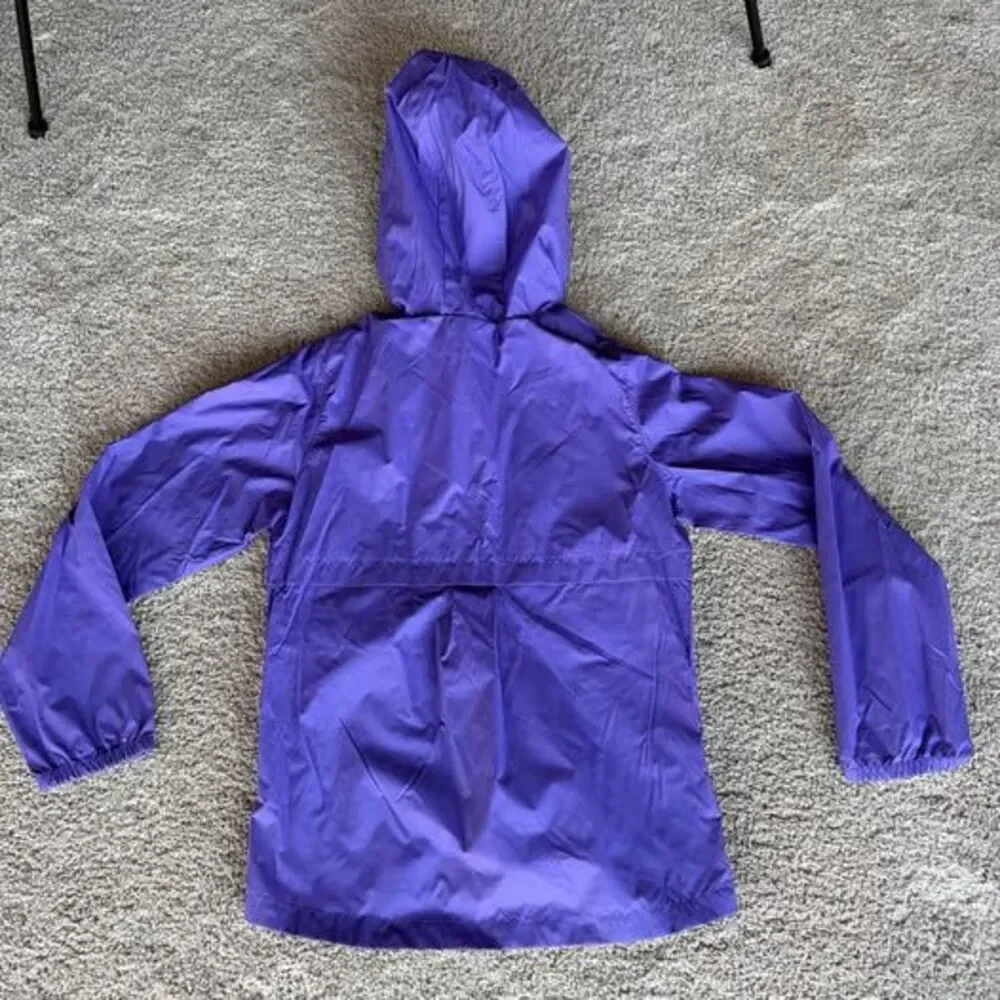 Kids Columbia Rain Jacket Size Small (7/8) PURPLE